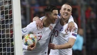 كريستيانو رونالدو وديوغو غوتا في منتخب البرتغال