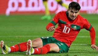 إبراهيم دياز في مباراة المغرب وأنغولا