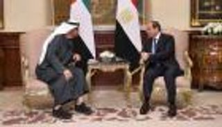رئيس دولة الإمارات يصل إلى مصر