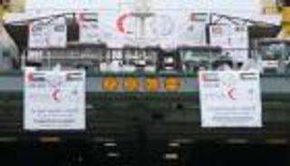 إبحار سفينة المساعدات الإماراتية الثالثة بحمولة 4630 طنا لدعم الشعب الفلسطيني