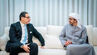 الشيخ عبدالله بن زايد آل نهيان وزير الخارجية الإماراتي ونظيره القبرصي