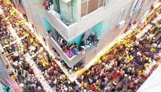 جانب من مائدة إفطار المطرية