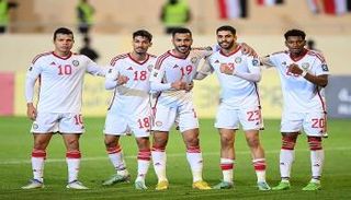 منتخب الإمارات في مباراة اليمن