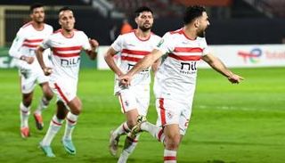 من مباراة الزمالك وفيوتشر في الكونفدرالية