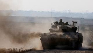 دبابة إسرائيلية في قطاع غزة