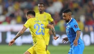 جانب من مباراة الهلال والنصر