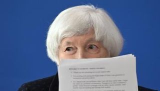 وزيرة الخزانة الأمريكية جانيت يلين في الصين AFP