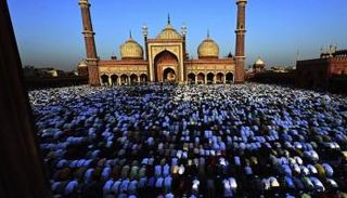 من أجواء الاحتفال بعيد الفطر سابقا في الهند