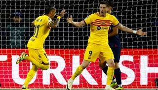 مباراة باريس سان جيرمان وبرشلونة في دوري أبطال أوروبا