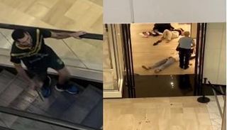 صورة متداولة لمرتكب حادث الطعن وبعض الضحايا