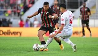 جانب من مباراة الوداد والجيش الملكي