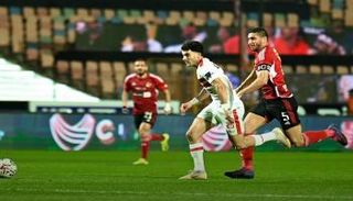 جانب من مباراة الزمالك والأهلي