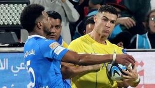 كريستيانو رونالدو وعلي البليهي 