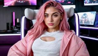 فتاة مصممة بالذكاء الاصطناعي