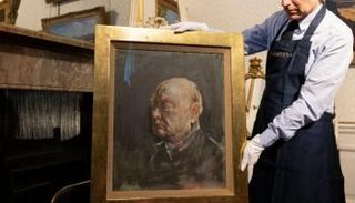 نسخة أولى من لوحة تشرشل