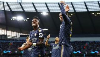 مباراة ريال مدريد ومانشستر سيتي في دوري أبطال أوروبا