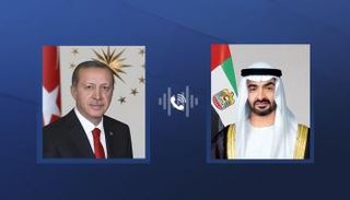 الشيخ محمد بن زايد آل نهيان ورجب طيب أردوغان