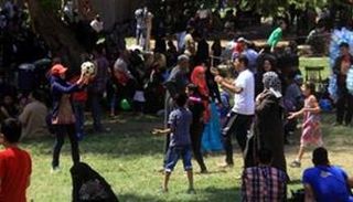 الاحتفال بعطلة شم النسيم في مصر - صورة أرشيفية 
