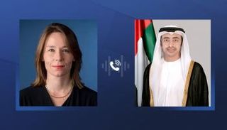 الشيخ عبدالله بن زايد آل نهيان ووزيرة الخارجية الهولندية