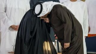 محمد بن زايد والسيدة آمنة القمزي