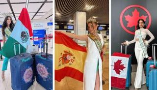 وصول ملكات جمال 65 دولة إلى مصر