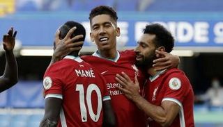 روبرتو فيرمينو ومحمد صلاح وساديو ماني
