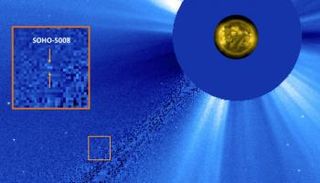 كسوف شمس ساعد العلماء على رصد المذنب الجديد