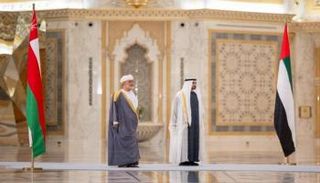 الشيخ محمد بن زايد آل نهيان وسلطان عمان