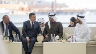 الشيخ محمد بن زايد آل نهيان يستقبل وزير داخلية ألبانيا