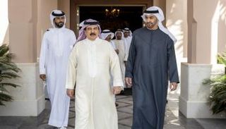 الشيخ محمد بن زايد آل نهيان مع ملك البحرين