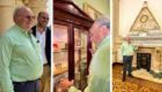 عودة ملك مصر السابق إلى قصره الأسطوري في الإسكندرية