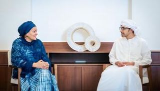 الشيخ عبدالله بن زايد آل نهيان ونائبة الأمين العام للأمم المتحدة