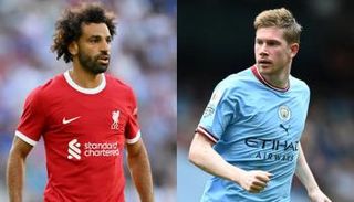 دي بروين ومحمد صلاح