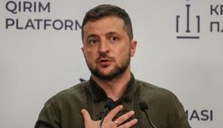 الرئيس الأوكراني فولوديمير زيلينسكي