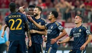 من مباراة ريال مدريد وبايرن ميونخ في دوري أبطال أوروبا