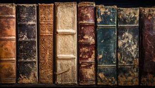 أغلفة كتب قديمة - أرشيفية