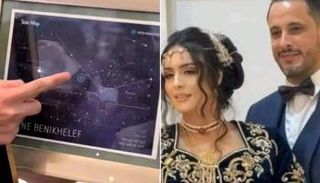 جزائري يهدي عروسه «نجمة من السماء»