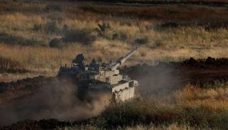 دبابة إسرائيلية على حدود غزة