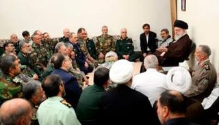 خامنئي يتحدث لقيادات في الحرس الثوري