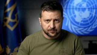 الرئيس الأوكراني فولوديمير زيلينسكي 