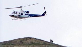 مروحية «بيل 212» التي كان يستقلها الرئيس الإيراني الراحل إبراهيم رئيسي