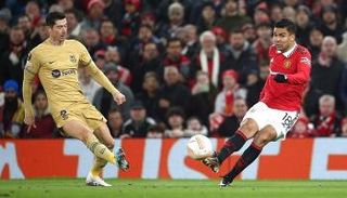 روبرت ليفاندوفسكي ضد مانشستر يونايتد