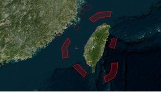 محاكاة للطوق الصيني حول تايوان