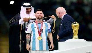 ظهور ميسي بالبشت في كأس العالم 2022