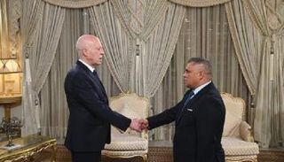 الرئيس التونسي ووزير الداخلية الجديد