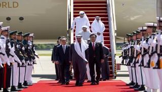 الشيخ محمد بن زايد آل نهيان يصل إلى كوريا الجنوبية