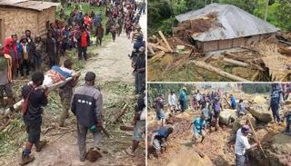 صور تجسد مأساة بابوا غينيا الجديدة