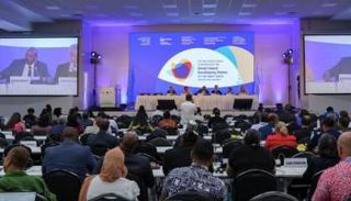 جانب من القمة الرابعة للدول الجزرية الصغيرة