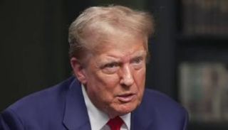 دونالد ترامب خلال المقابلة