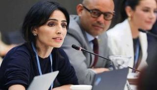 رزان خليفة المبارك رائدة الأمم المتحدة لتغير المناخ في مؤتمر الأطراف COP28